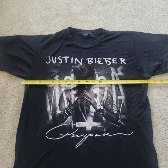 Justin Beiber  Purpose T shirt Concert Black - Picture 6 of 10